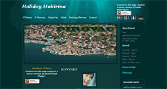 Desktop Screenshot of holiday-makirina.hr